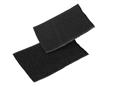 HLFT-001B 10cm Polyester Velcro Peel-n-stick adhesive side (Black) (0,1mtr)